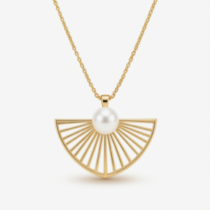 Golden Wave Pendant